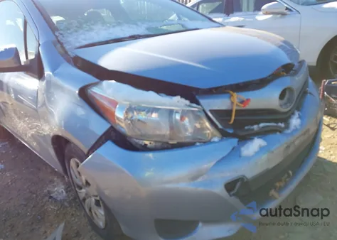 2012 Toyota Yaris Le z USA, uszkodzony, nr VIN JTDKTUD35CD536600